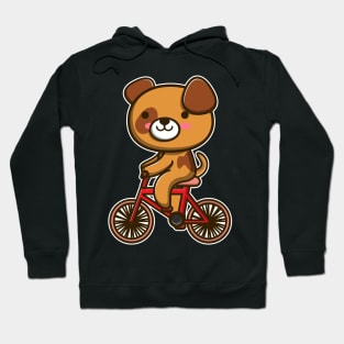 Dog Riding Bicycle Dog design gifts for women design Hoodie